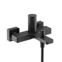 Смеситель для ванны и душа SANCOS Nexus, черный матовый, арт. арт-SC9014MB — фото 1, Смеситель для ванны