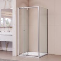 Душевой уголок RGW PA-32 (PA-02 + Z-050-1) 800x800, профиль хром, стекло прозрачное, арт-41083288-011 — фото 2, Квадратные душевые уголки