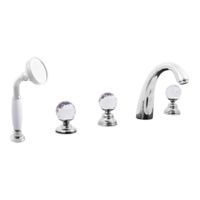 BRILLIANCE - смеситель для ванной, 5 отверстий арт-BRILLIANCE176.5P — фото 1, Смеситель для ванны