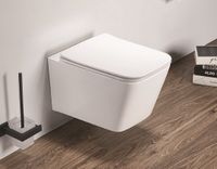 Товар: Унитаз подвесной Azario NOVA 530х350х360 безободковый, с ультра тонким сиденьем микролифт, белый арт-AZ-2216-SP - фото 2 Унитаз подвесной Azario NOVA 530х350х360 безободковый, с ультра тонким сиденьем микролифт, белый арт-AZ-2216-SP — фото 2, Подвесные унитазы