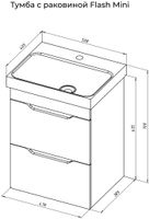 Товар: Тумба под раковину Aquanet Практика 50 маренго (2 ящика) 00330456 - фото 13 Тумба под раковину Aquanet Практика 50 маренго (2 ящика) 00330456 — фото 13, Тумбы под раковину