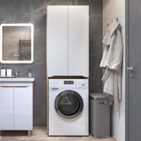 Шкаф для стиральной машины VIGO Grani 64 напольный дуб золотой (036 дуб золотой) — фото 2, Шкафы для ванной