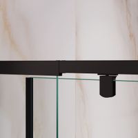 Душевой уголок RGW PA-078-1B (RGW PA-008B + Z-060-2B) 1000x800, профиль черный, стекло прозрачное, арт-3508078108-14 — фото 5, Прямоугольные душевые уголки