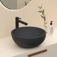 Раковина Ambassador Queen (450*450*175) ЧЁРНАЯ МАТОВАЯ арт-116T20201 — фото 2, Раковины встраиваемые сверху