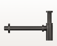 Сифон, Gessi, Technical Accessories, для раковины, тип-округлый, 1 1/4", цвет-Black Metal Brushed PVD арт-01377.707 — фото 2, Сифоны для раковины