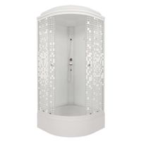 ДК Мозаика 100*100 В (7 мест+сифон D50мм) арт-Щ0000061822 — фото 1, Душевые кабины