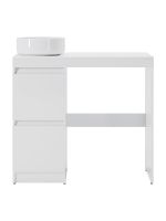 Orange Sistema Тумба напольная под стиральную машину с раковиной, белый арт-STM-100TUW+B09-360W — фото 6, Тумбы с раковиной