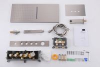 Товар: Душевая система ABBER Rund AF8753SP скрытого монтажа с изливом, термостат, сатин - фото 3 Душевая система ABBER Rund AF8753SP скрытого монтажа с изливом, термостат, сатин — фото 3, Встраиваемые душевые комплекты