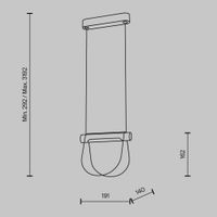Подвесной светильник Maytoni арт-MOD319PL-L5B3K — фото 3, Подвесные светильники