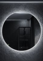 Зеркало для ванной комнаты SANCOS Sfera D1200 c фоновой подсветкой, арт. арт-SF1200 — фото 2, Зеркала в ванную комнату