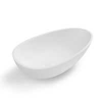 Раковина Tuscany 620 овальная, белый матовый, MonteBianco арт-12002 — фото 4, Раковины накладные