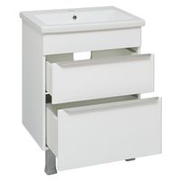 Тумба напольная с умывальником AXIOMA 60 /2 ящ/ AQUA DE MARCO 5060WGAXI/F — фото 3, Тумбы с раковиной