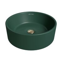 Раковина Grossman (400х400х150) зеленая матовая,1 место арт-GR-3013OLM — фото 1, Раковины накладные
