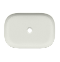 Раковина Scarabeo GLAM накладная без перелива без отверстий цвет белый матовый арт-1804 41 — фото 2, Раковины накладные