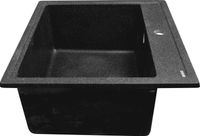 Кухонная мойка AZARIO Litos 570x505x200 искусственный мрамор, цвет Черный арт-CS00078325 — фото 1, Кухонные мойки