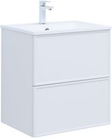 Тумба с раковиной Aquanet Арт 60 цв.белый матовый арт-00323567 — фото 1, Тумбы с раковиной