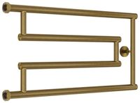 Полотенцесушитель водяной Сунержа High-Tech+ model "G" 320х650 Состаренная бронза арт-05-4051-3265 — фото 4, Водяные полотенцесушители