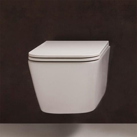 Унитаз GLOBO STONE подвесной безободковый цвет белый STS07BI — фото 2, Подвесные унитазы