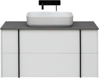 Тумба под раковину Allen Brau Reality 100 1.32007.WM подвесная Белая матовая — фото 42, Тумбы под раковину