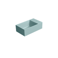 Товар: раковина подвесная/накладная KUBE X 40x23 без отверстия под смеситель, без перелива голубой матовый g арт-9484015 - фото 2 раковина подвесная/накладная KUBE X 40x23 без отверстия под смеситель, без перелива голубой матовый g арт-9484015 — фото 2, Раковины подвесные