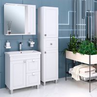 Товар: Шкаф-пенал напольный OSTIN 40 /правый/ AQUA DE MARCO 3040WCOST/R - фото 6 Шкаф-пенал напольный OSTIN 40 /правый/ AQUA DE MARCO 3040WCOST/R — фото 6, Шкафы для ванной