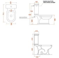 Унитаз Artceram Hermitage напольный цвет белый арт-HEV008 01 00 — фото 2, Напольные унитазы