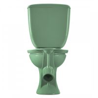 Унитаз-компакт Виктория косой выпуск, н/п., кноп. арматурой и сиденьем полипропилен, салатовый SANTE 1P3016S0400BF — фото 2, Напольные унитазы