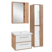 Тумба подвесная MELBOURNE 60 /дуб/белый/ AQUA DE MARCO 2060WCMEL/H/V.2.0 — фото 9, Тумбы под раковину