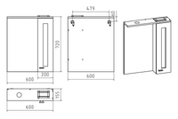 Зеркальный шкаф арт-Э-Ура-04060-021П — фото 4, Зеркальные шкафы в ванную