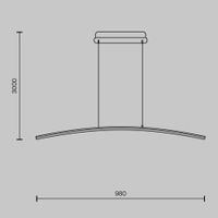 Подвесной светильник Maytoni арт-MOD243PL-L18BSK — фото 10, Подвесные светильники