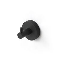 Крючок одинарный, черный матовый, сплав металлов, Sena, IDDIS, арт-SENSB01i41 — фото 2, Крючки для полотенец