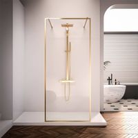 Товар: Душевая перегородка Veconi Korato KR-90G, 1200x2000, брашированное золото, прозрачное KR90G-120-01-C4 - фото 1 Душевая перегородка Veconi Korato KR-90G, 1200x2000, брашированное золото, прозрачное KR90G-120-01-C4 — фото 1, Душевые перегородки