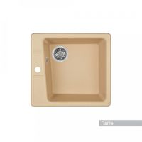 Мойка для кухни Парма 510x470x175 мм, квадратная, латте 1A713032PM260 — фото 1, Кухонные мойки