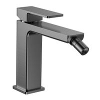 Savona Смеситель для биде, гладкий, подводка 1⁄2", металл арт-AQM6816GM — фото 1, Смесители для биде