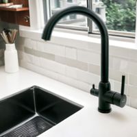 NAPOLI Смеситель д/кухни совмещенный с краном для питьевой воды, черный арт-32656 — фото 9, Смесители для кухни