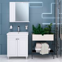 Зеркальный шкаф OSTIN 70 /левый/ AQUA DE MARCO 1070WCOST/L — фото 8, Зеркальные шкафы в ванную