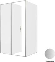 Душевой уголок Allen Brau Priority 120x100 3.31008.BA + 3.31020.BA серебро браш 3.31008.BA + 3.31020.BA — фото 4, Прямоугольные душевые уголки