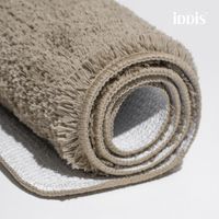 Коврик для ванной комнаты, 50x80, микрофибра, светло-коричневый, IDDIS, арт-BSQS07Mi12 — фото 1, Коврики для ванной комнаты