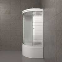 ДК Полосы 90*90 Б (9 мест+сифон D50) арт-Щ0000061836 — фото 4, Душевые кабины