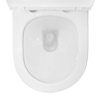 Унитаз подвесной Azario UNO 365х485х365 безободковый, в комплекте с быстросъемным сиденьем микролифт арт-AZ-2380 — фото 8, Подвесные унитазы