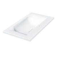 Раковина из искуственного камня, цвет белый арт-VCB-3M800W — фото 3, Раковины встраиваемые сверху