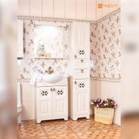 Комплект мебели для ванной Бриклаер КАНТРИ 65KP, бежевый дуб прованс — фото 1, Комплекты мебели для ванной