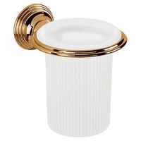 Стакан COLOMBO DESIGN HERMITAGE настенный цвет античная латунь арт-B3302.OA — фото 1, Стаканы для зубных щеток