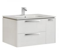 LAGO Тумба под раковину VICTORIA 80, белый глянец, ROCA арт-7857296806 — фото 1, Тумбы под раковину