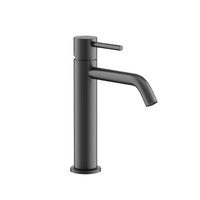 Смеситель для раковины SANCOS Etna, однорычажный, вороненая сталь, SC9003GG — фото 1, Смесители для раковины