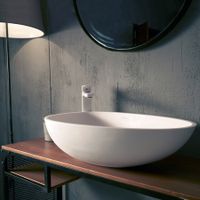 Раковина Tuscany 620 овальная, белый матовый, MonteBianco арт-12002 — фото 2, Раковины накладные