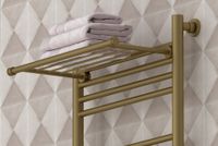 Полка прямая Полка Сунержа прямая 4П / L 470 Матовое золото арт-032-2012-4470 — фото 1, Полки для полотенец