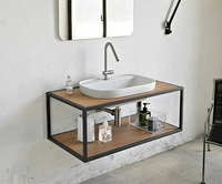 Раковина Scarabeo GLAM полувстраиваемая без перелива без отверстий цвет белый арт-1805 — фото 3, Раковины накладные