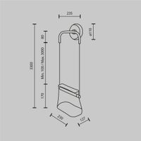 Товар: Настенный светильник (бра) Maytoni MOD170WL-L8BS3K1 - фото 9 Настенный светильник (бра) Maytoni MOD170WL-L8BS3K1 — фото 9, Бра