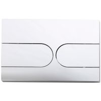 Кнопка смыва Veconi FLUSH V6, FLV6-C, 240х162х10, пластик, хром глянец — фото 1, Кнопки смыва